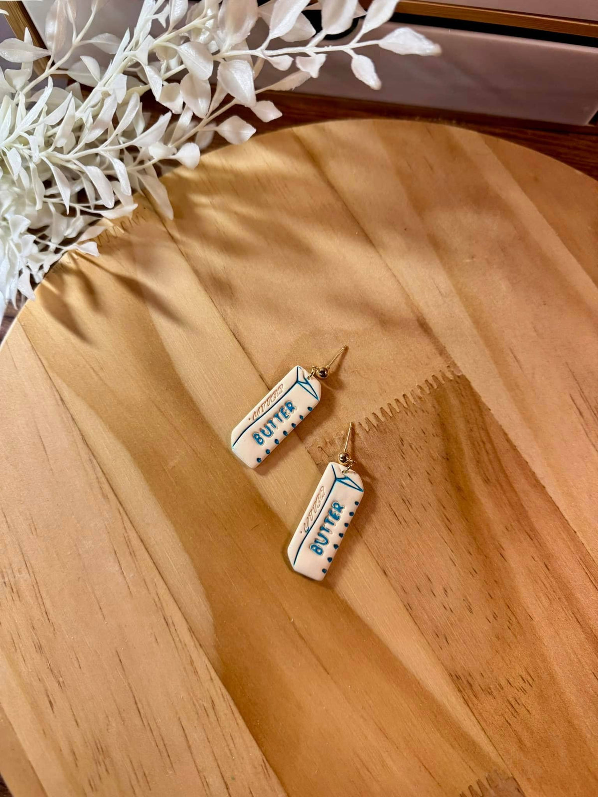 Butter Sticks Polymer Clay Earrings