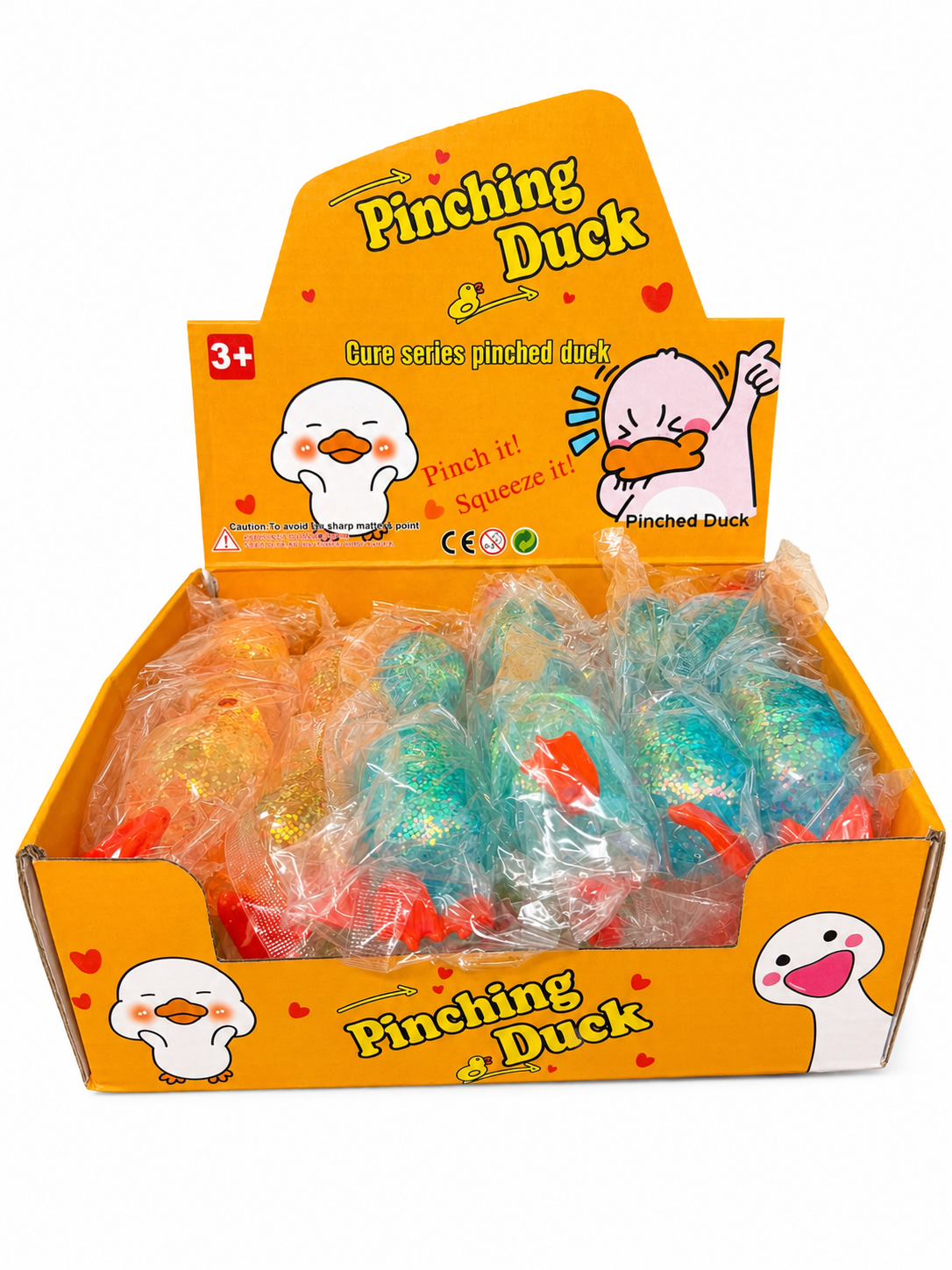Pinching Duck Glitter Squishy