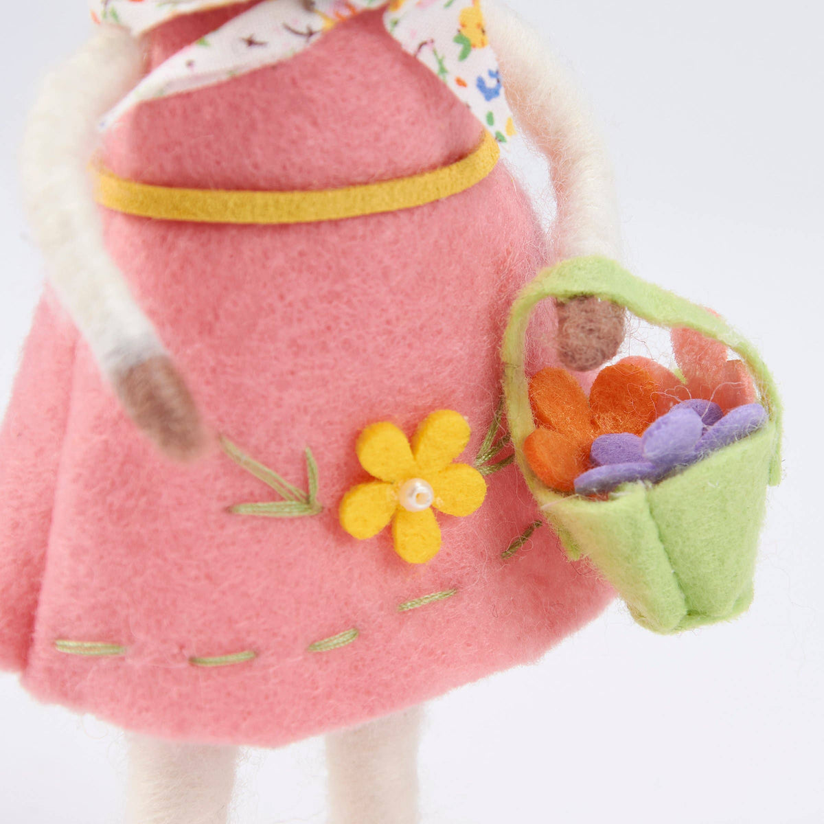 Flower Basket Cow Critter