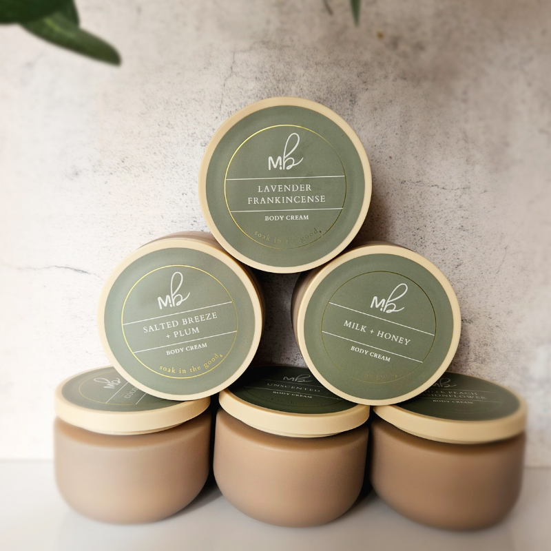 Unscented Goat Milk + Tallow Body Cream | Fragrance-Free