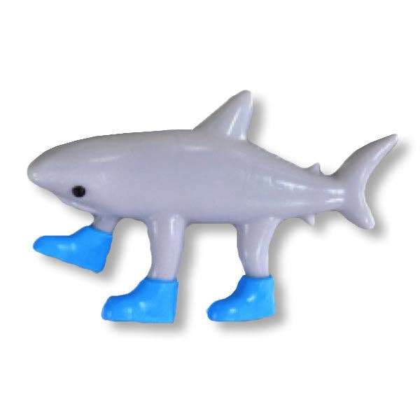 SqueezeSquad Taba Deluxe Premium Silicone Squishy Fidget Toy - Shark Meme Buddy