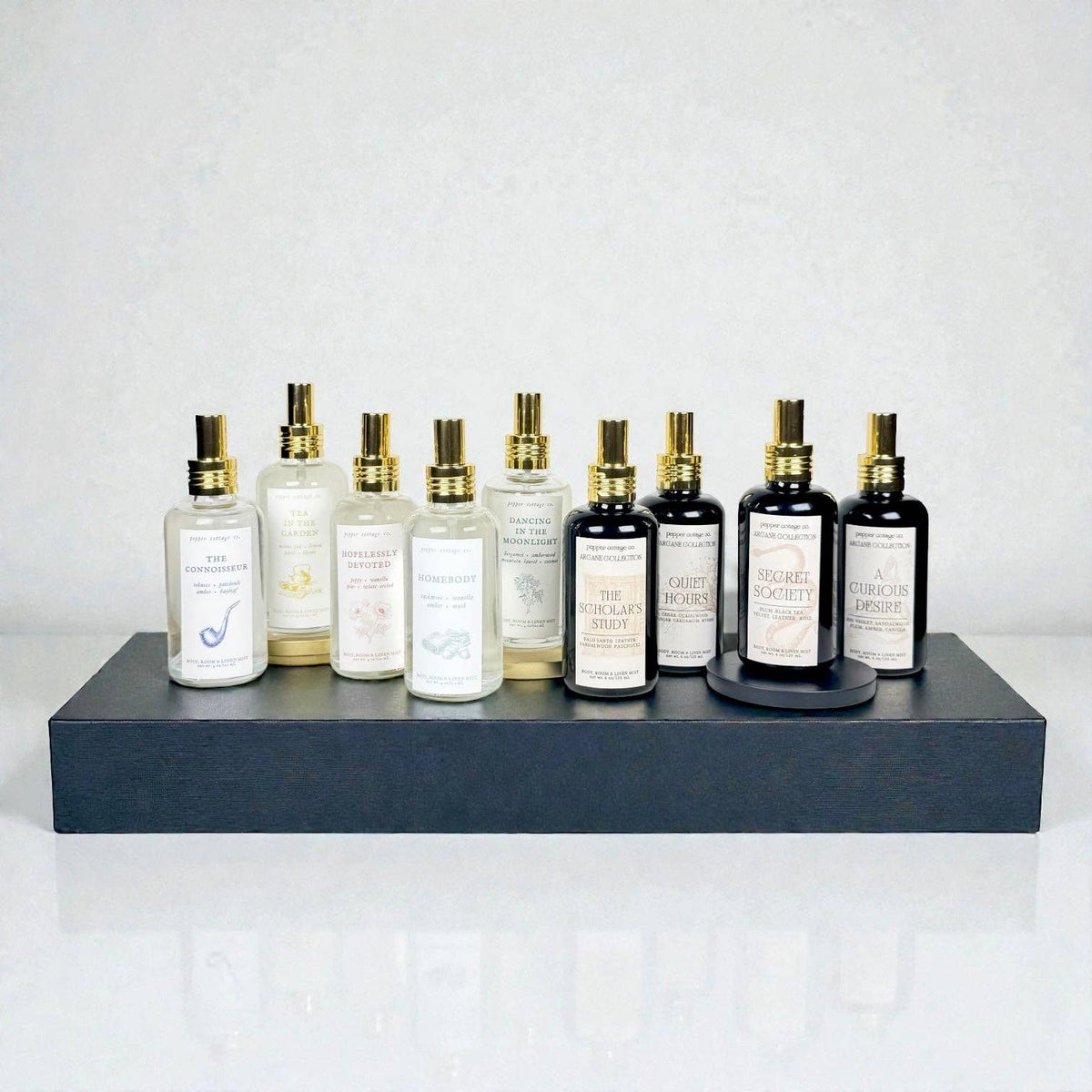 Dancing in the Moonlight 4 oz Body, Room, and Linen Mist | Bergamot, Amberwood, Mountain Laurel, Coconut| Clean, Woodsy, Floral Body & Room Mist
