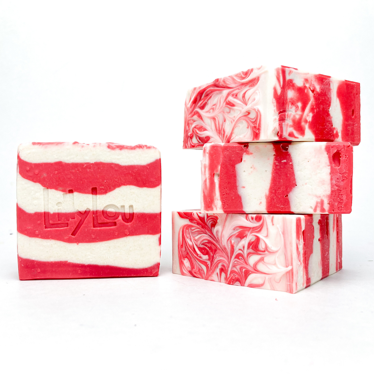 Candy Cane Soap Bar | Christmas Soap | Goat Milk Soap Bar