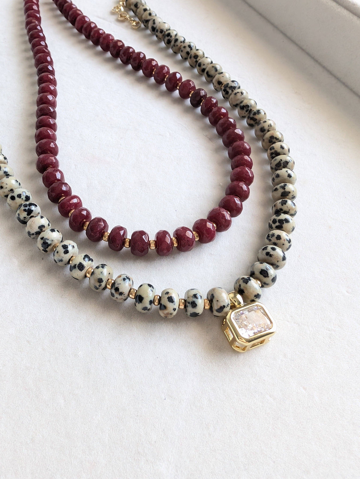 Spot On Beaded Necklace