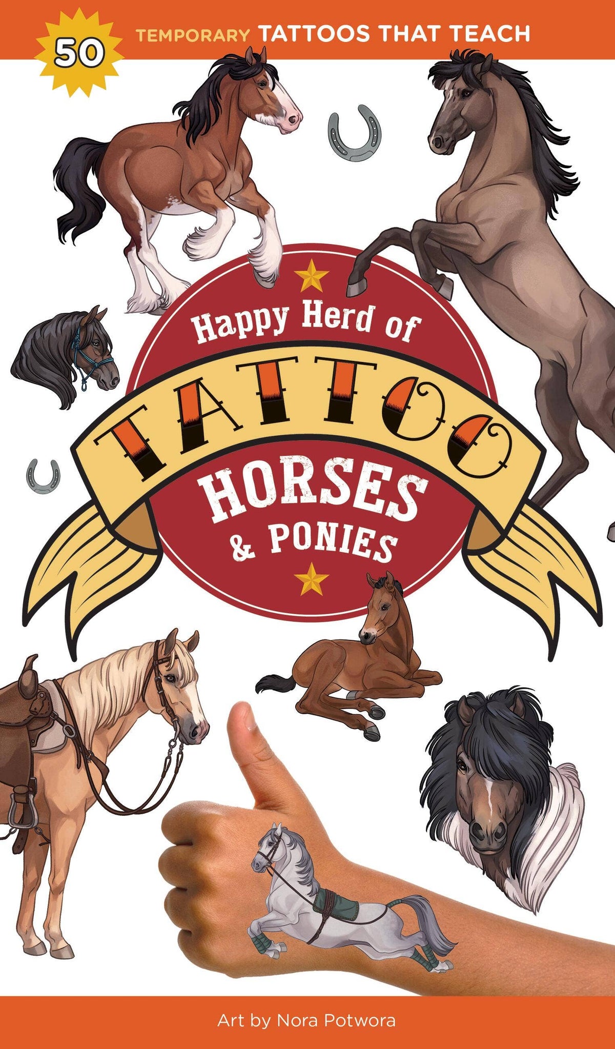 Happy Herd Of Tattoo Horses & Ponies