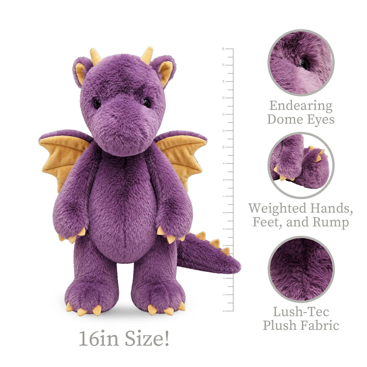 Eclipse Dragon Plush- 16”