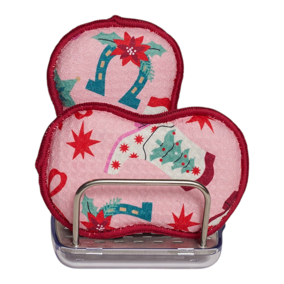 RE:usable Sponges (Set of 3) - Cowgirl Christmas