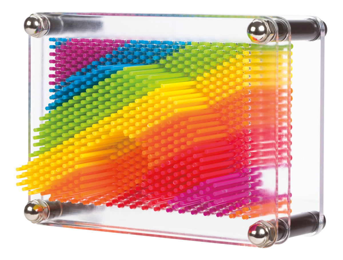 Colorful Rainbow Pin Art, Girls Boys, Room Decor Desk Toy