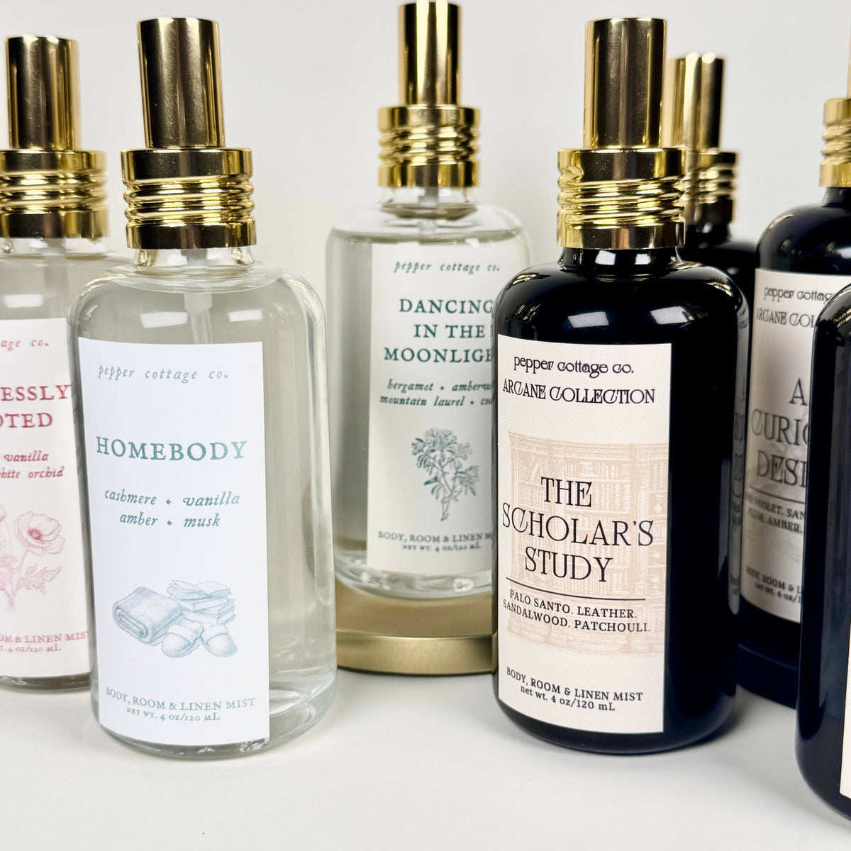 4 oz Homebody Body Safe Room & Linen Mist | Vanilla, Amber, Cashmere, Musk | Cozy Vanilla Body Spray