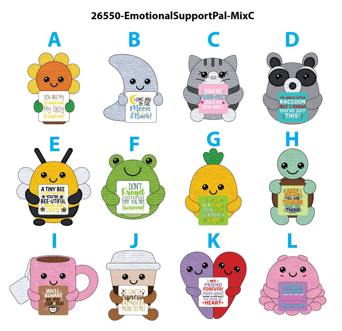 Emotional Support Crochet Plush Pal