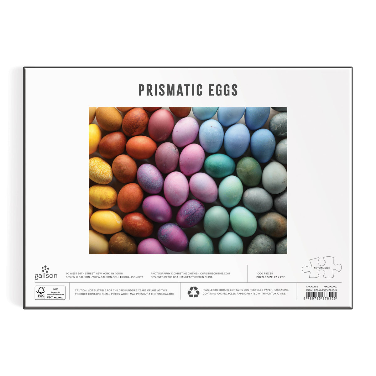 Prismatic Eggs 1000 Piece Puzzle