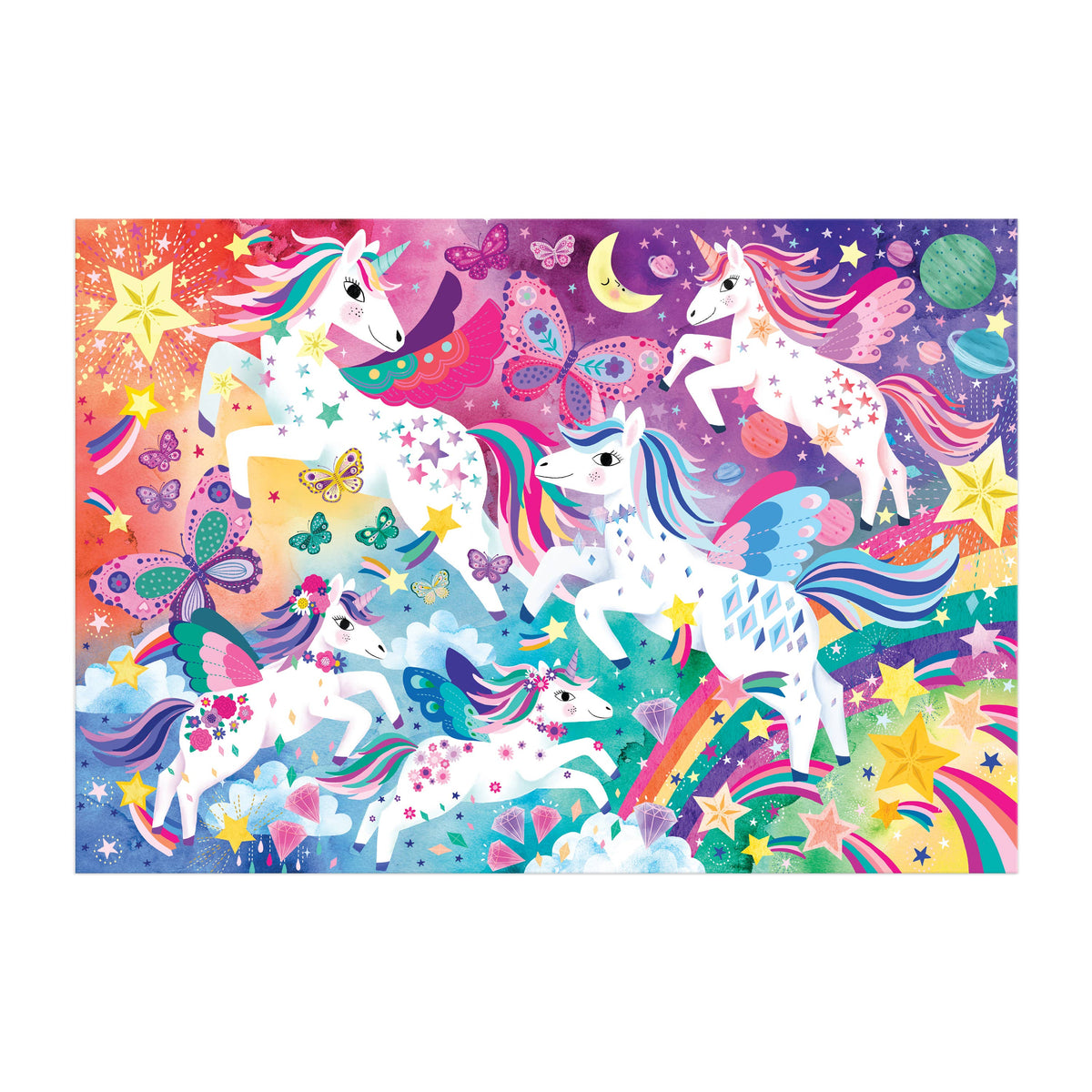Unicorn Magic 100 Piece Puzzle