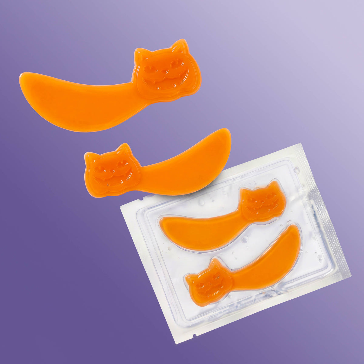Halloween Pumpkin Treat Hydrogel Undereye Patches | 8 Pack l Limited Edition