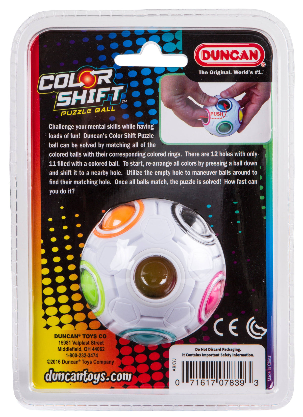 Duncan Color Shift Puzzle Ball