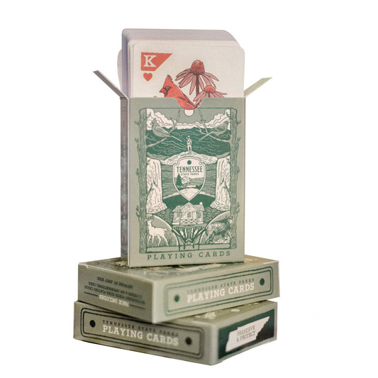 Tennessee State Parks - Crest Mural Playing Cards