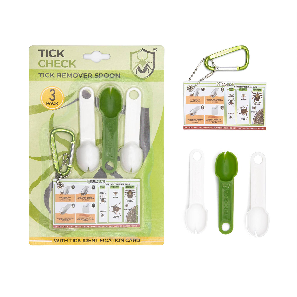 TickCheck Tick Remover Spoon 3 Pack