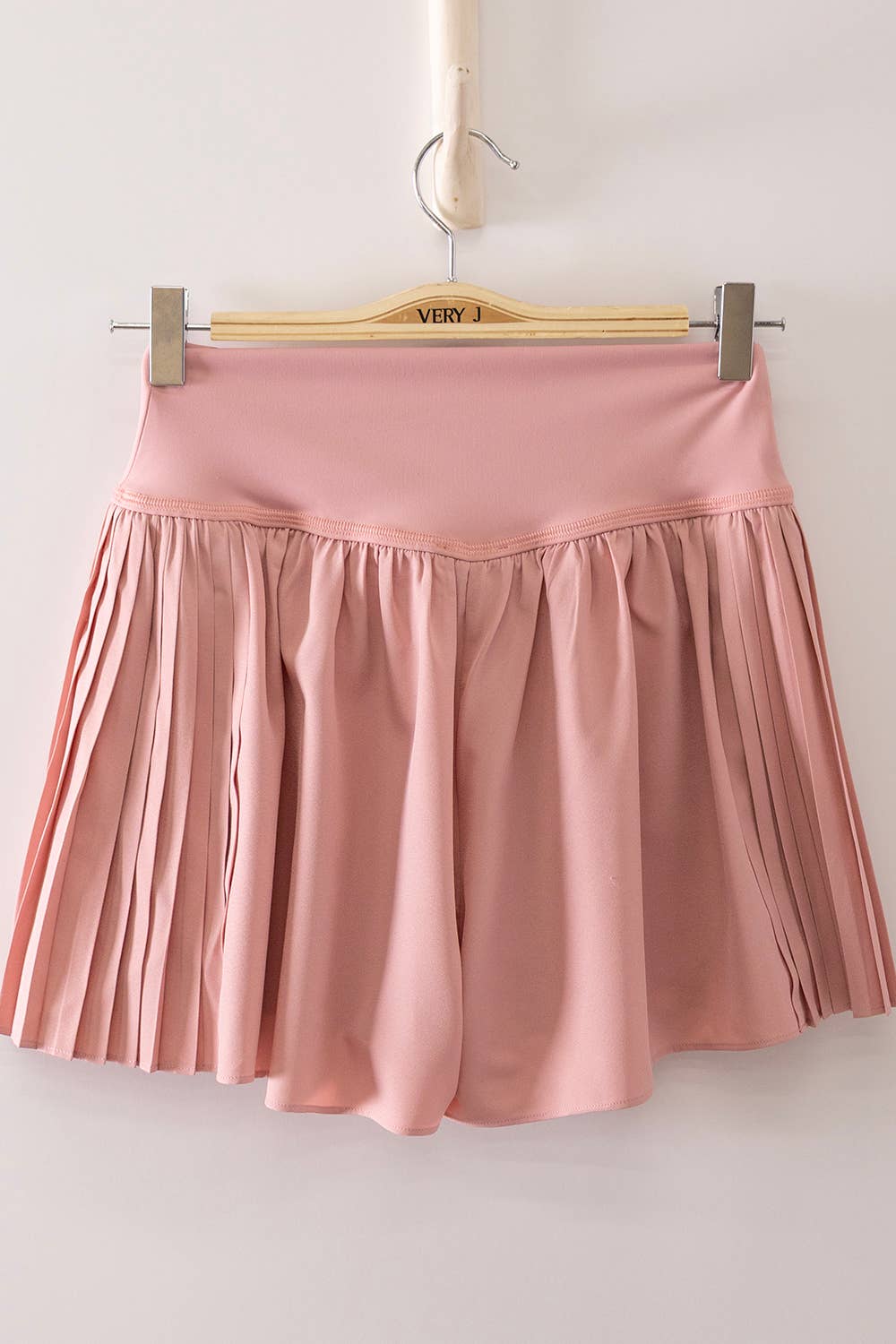Side Pleated Detail Activewear Shorts
