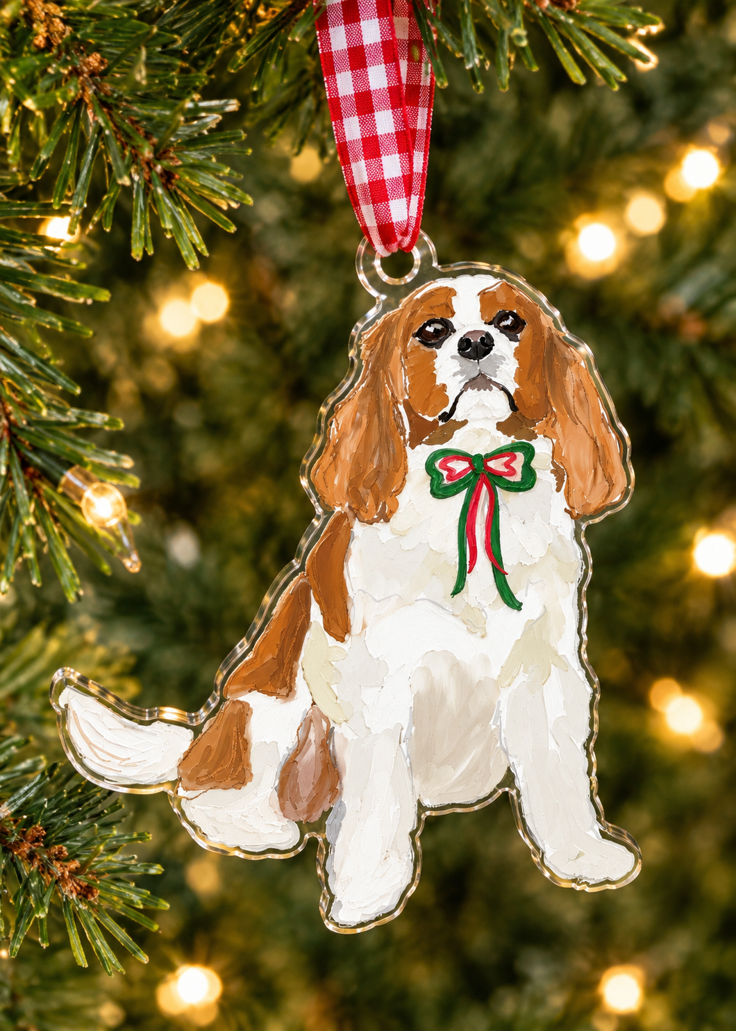 King Charles Cavalier Acrylic Ornament