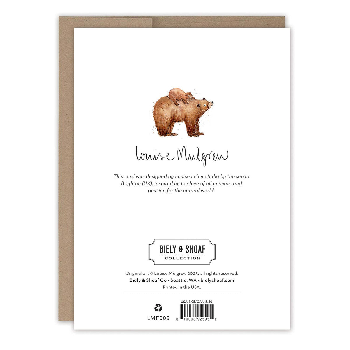 Papa Bear Father's Day Card