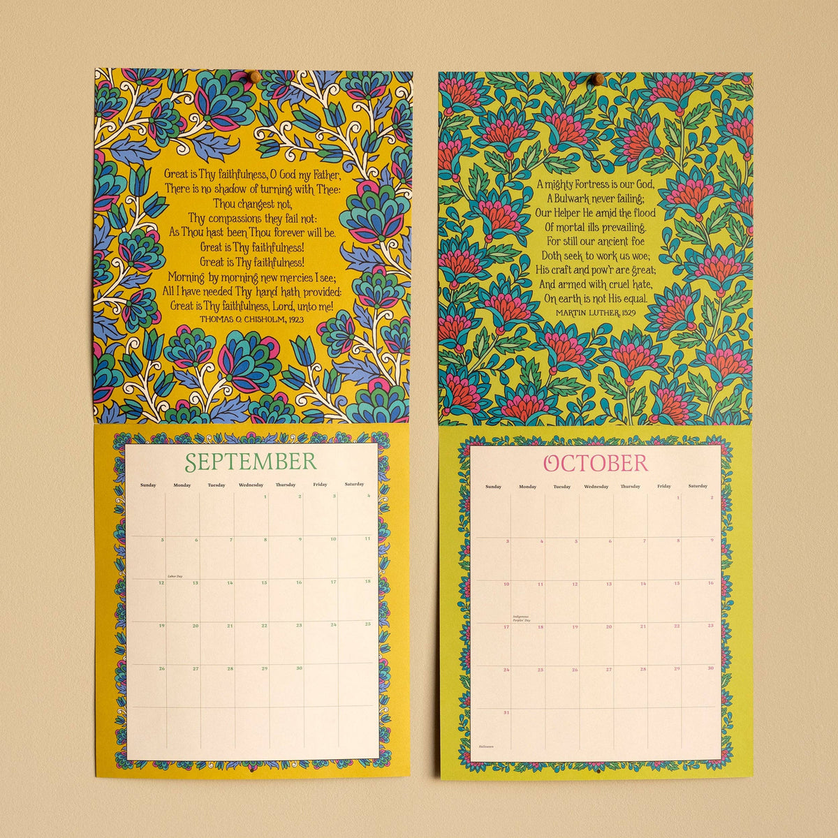 2027 Big Hymn Calendar