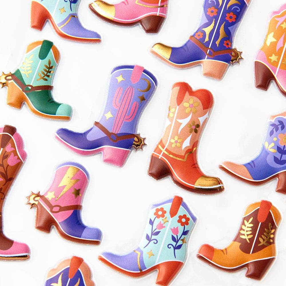 Cowboy Boot Stickers