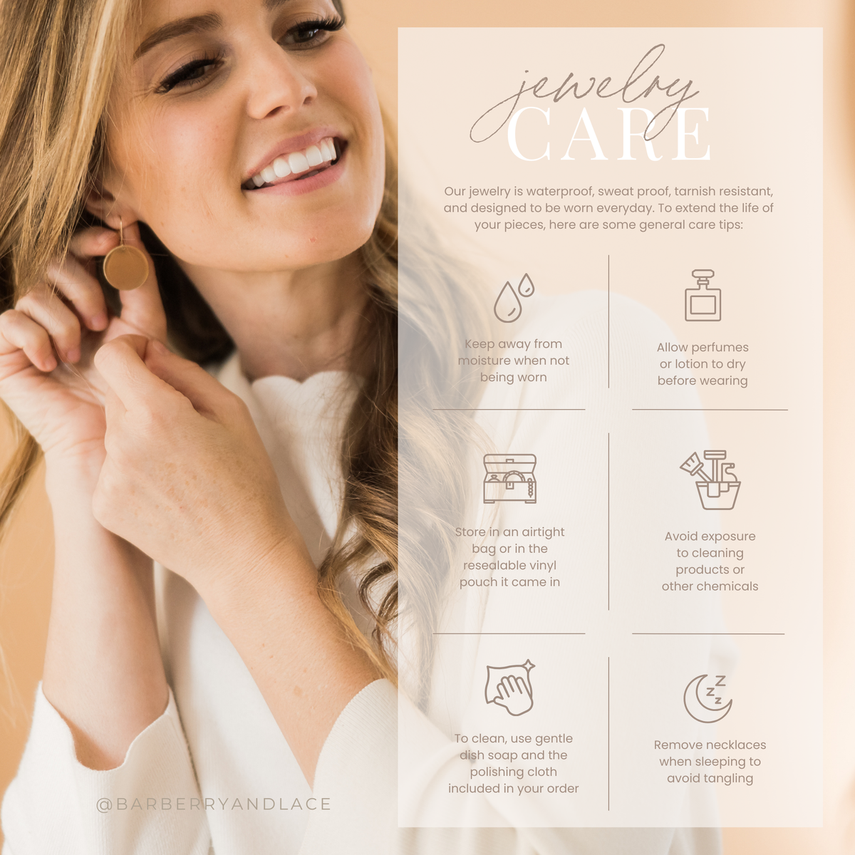 Square Hoop Stud Earrings - Hypoallergenic, Waterproof