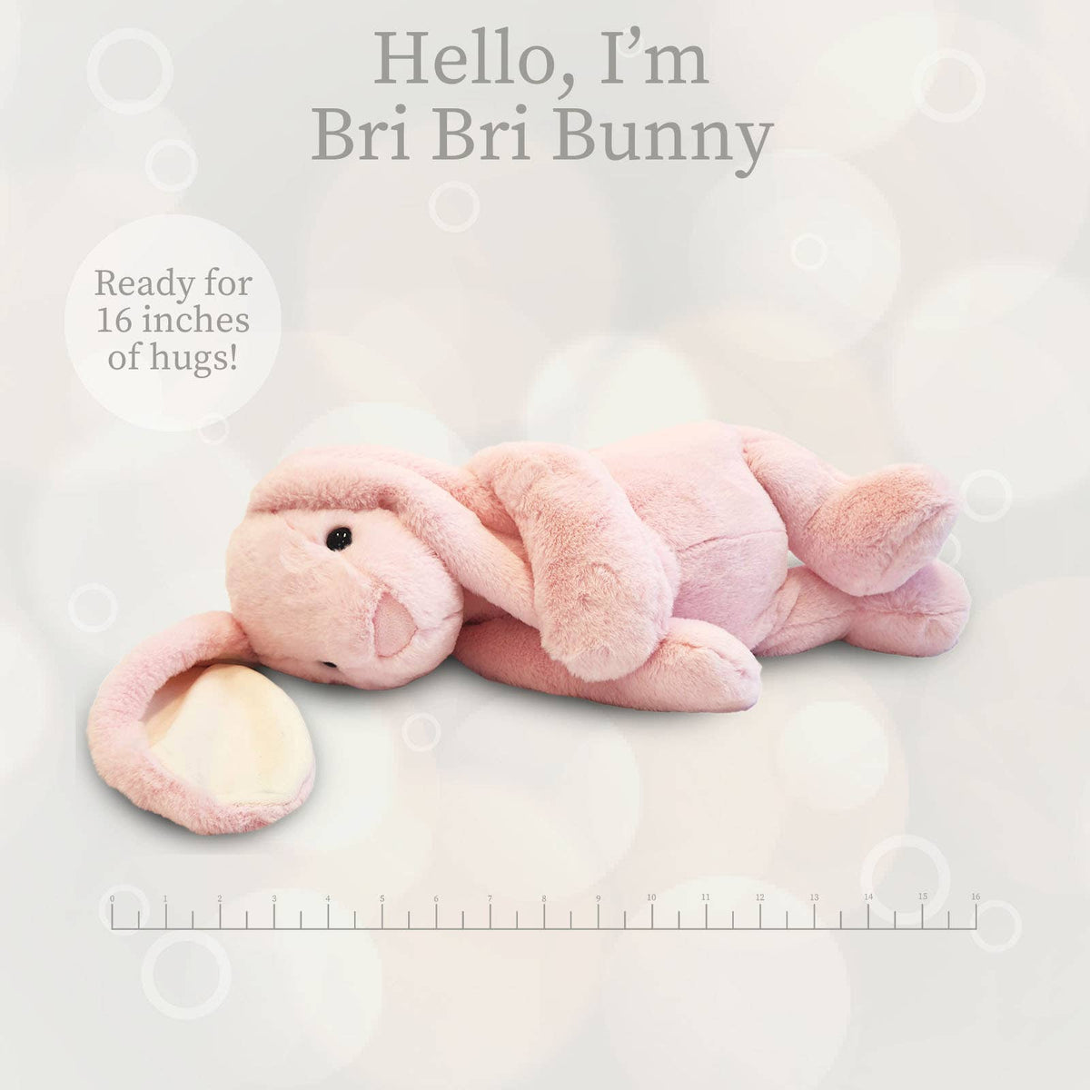WS Lushee 16 in - BriBri Pink Bunny