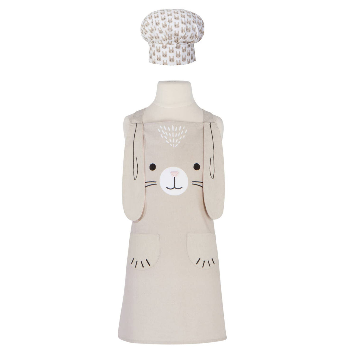 Bunny Daydream Kids Apron and Hat Set