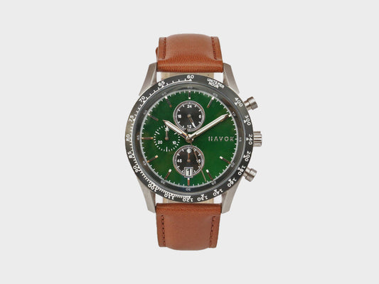 British Green Racer Chronograph - 42mm