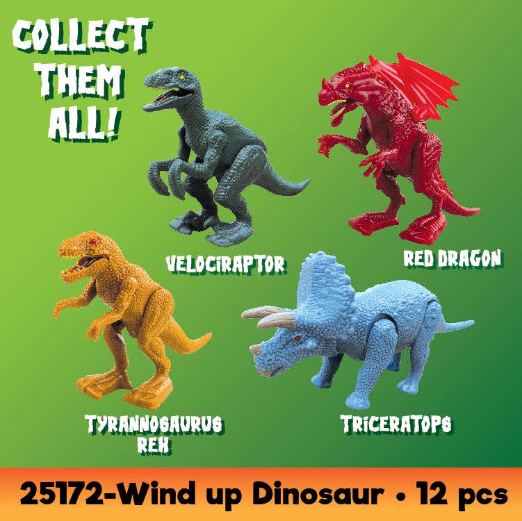 So Much Fun! Wind-Up Action Dinosaur Toy