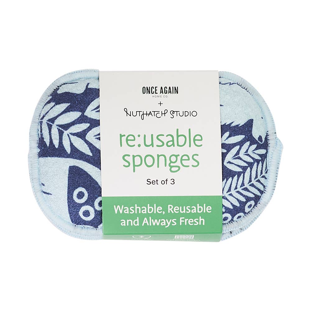 RE:usable Sponges (Set of 3) - Nuthatch Dog Park