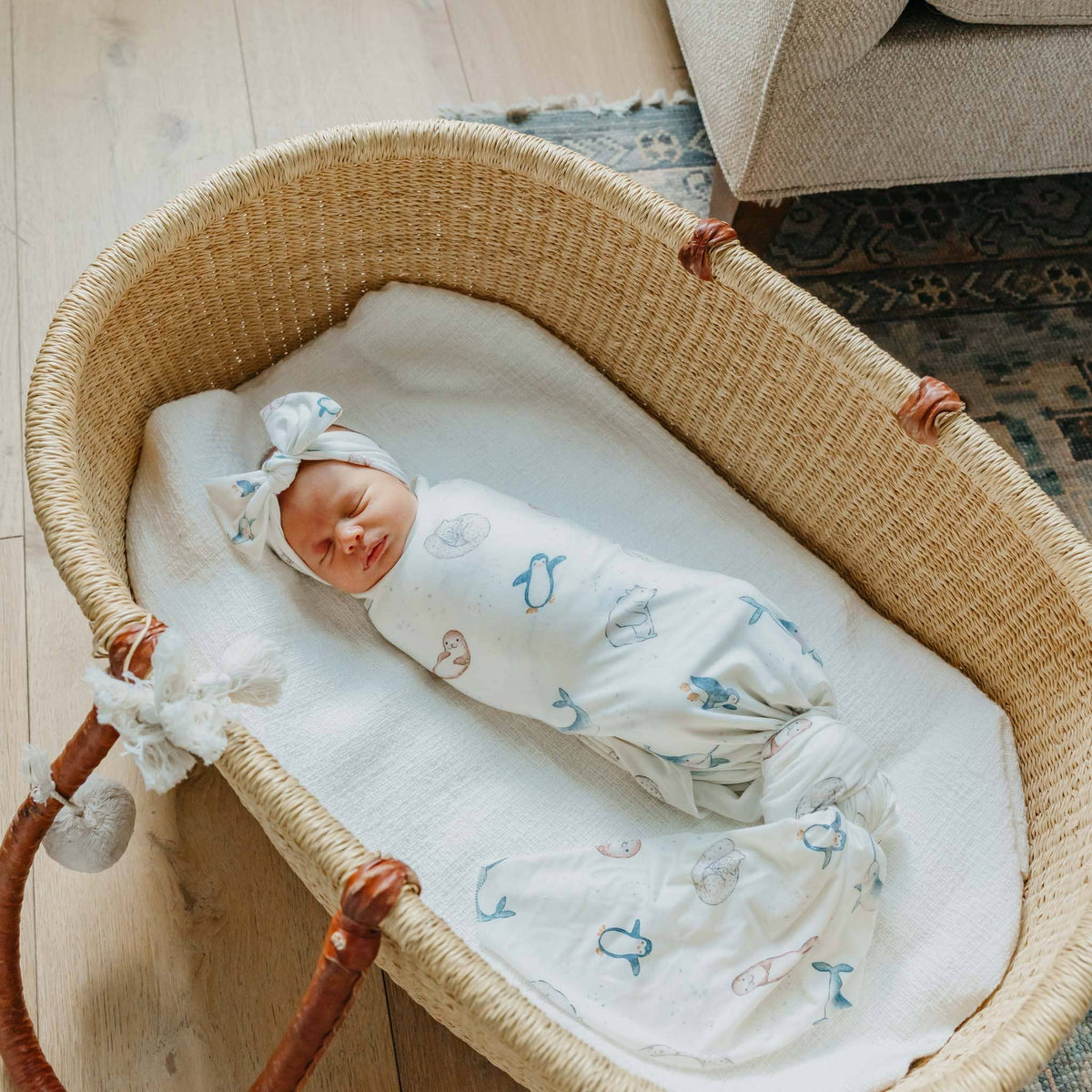 Knit Swaddle Blanket - Arctic Wonder
