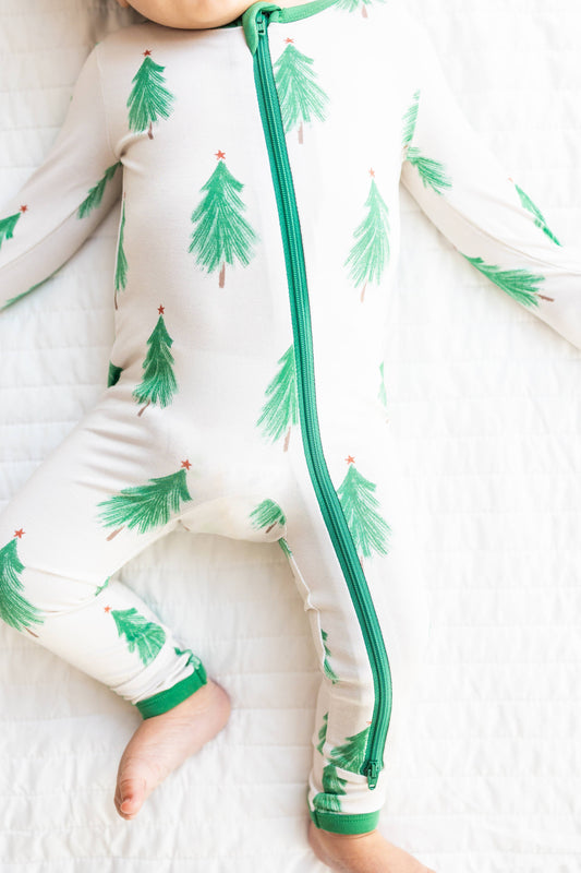 Twinkling Pines Bamboo Christmas Pajamas - Limited Edition