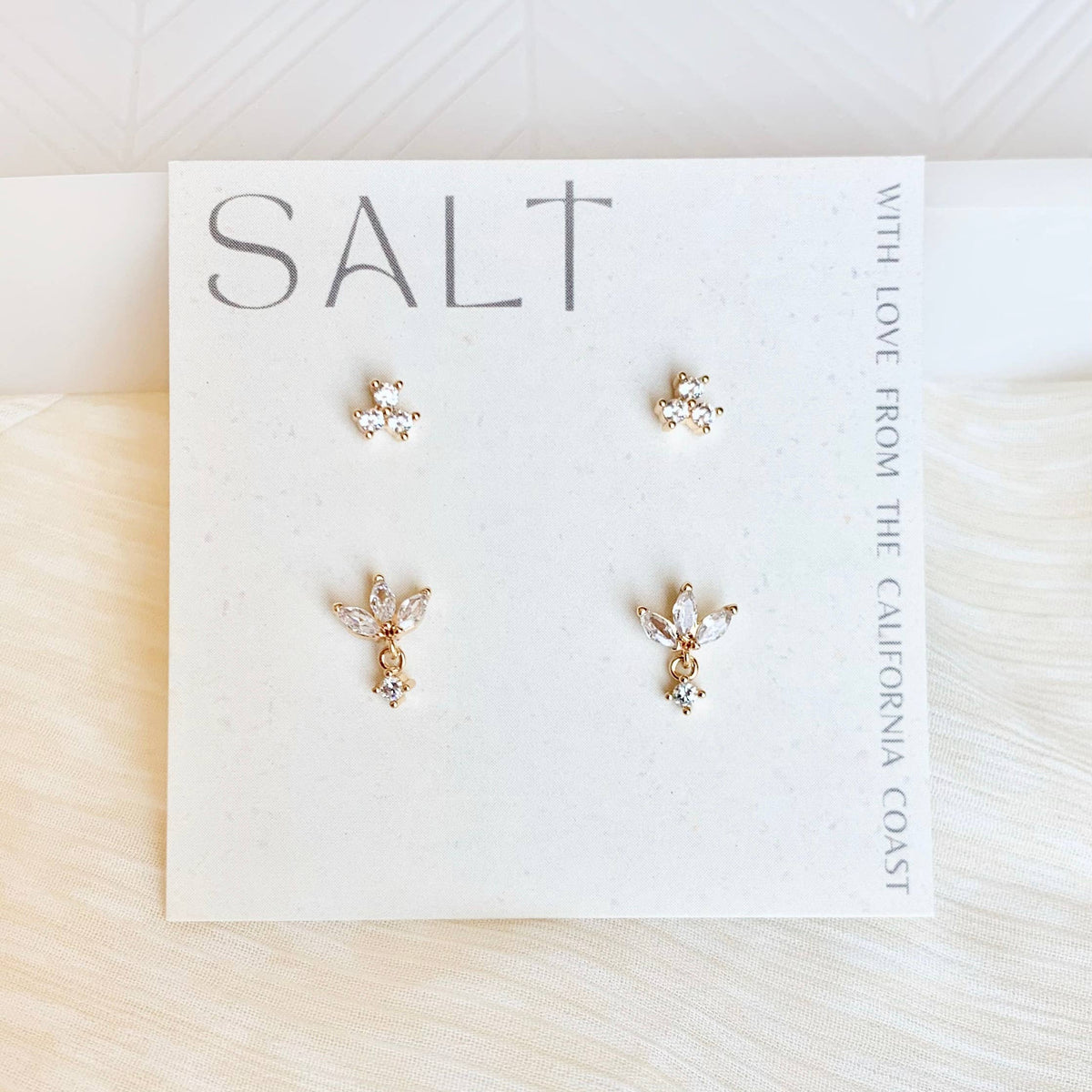 DAINTY STUD PACK | crystal stud earrings | minimal jewelry