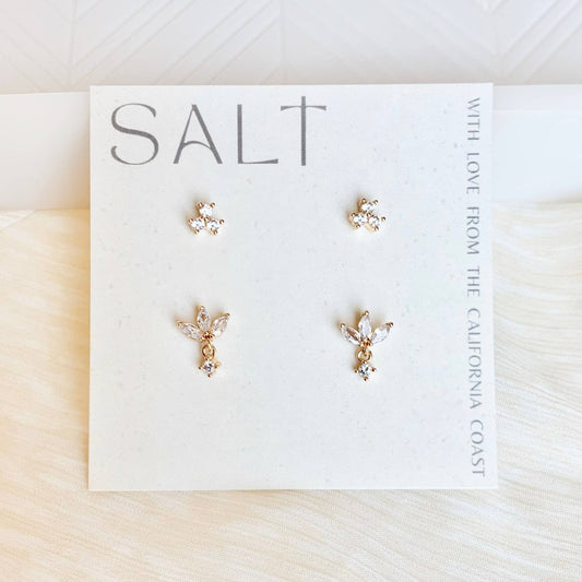 DAINTY STUD PACK | crystal stud earrings | minimal jewelry