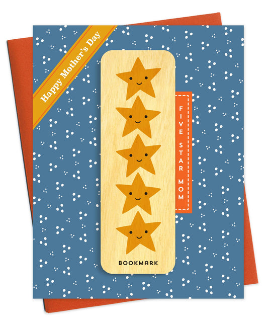 5 Star Mom Bookmark Mother's Day Card