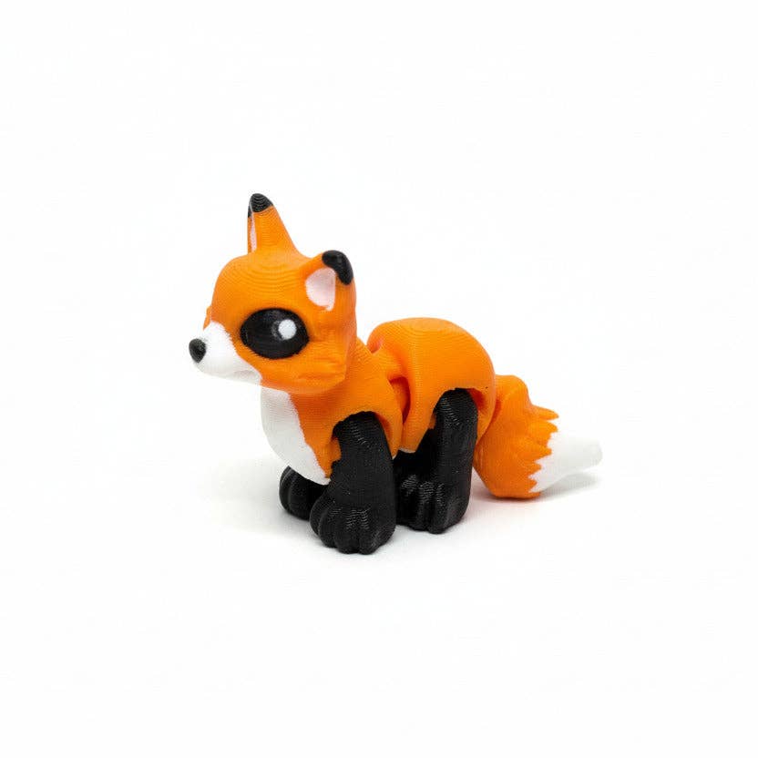 Fox • Mini 3D Printed Articulated Animal • Flexi Animals • Pocket Pets • Pocket Pals • Desk Pets*