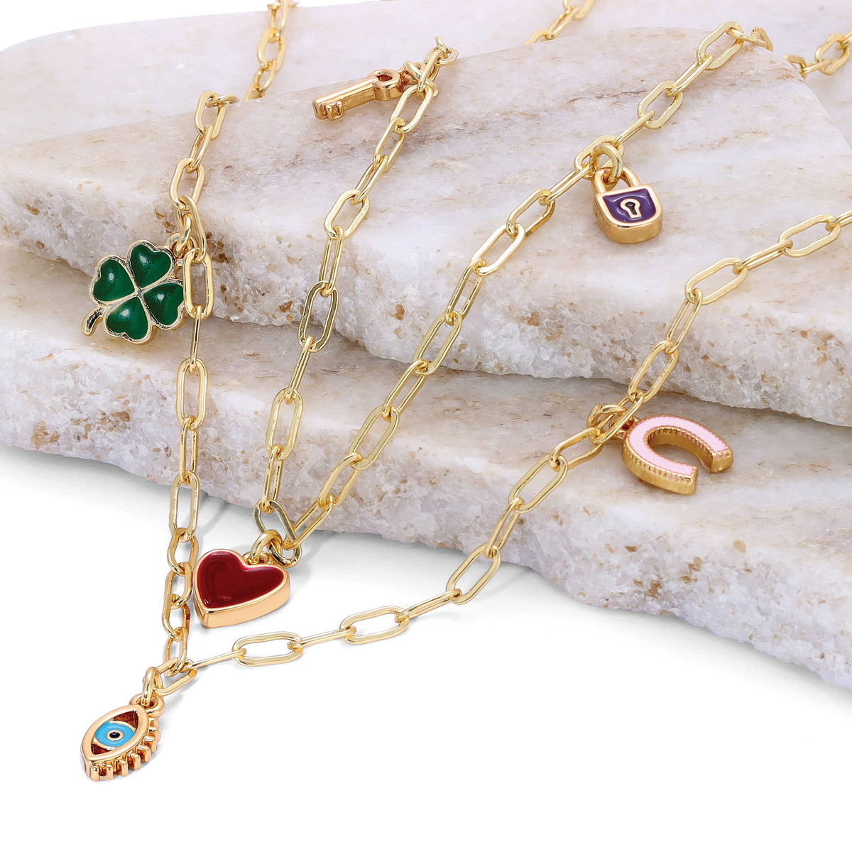 Enamel Treasure Necklace - Grow