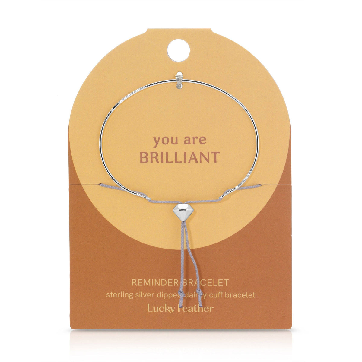 Reminder Bracelet- Brilliant (diamond) - Silver