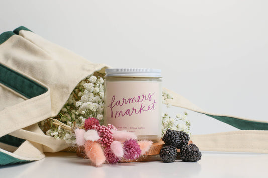 Farmer's Market: 8 oz Soy Wax - Small Batch Candles