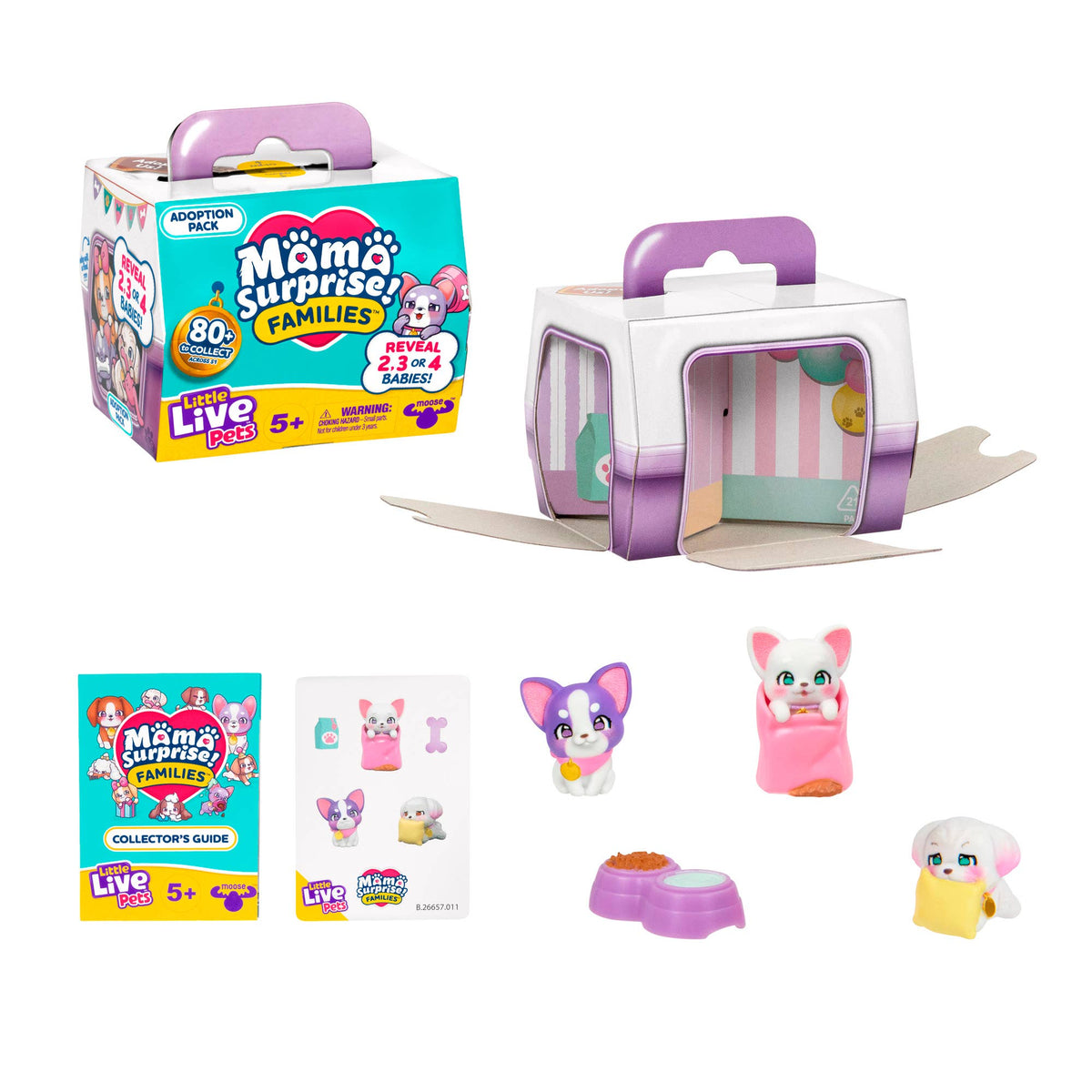 Moose Toys -Little Live Pets Mama Surprise Families Adoption