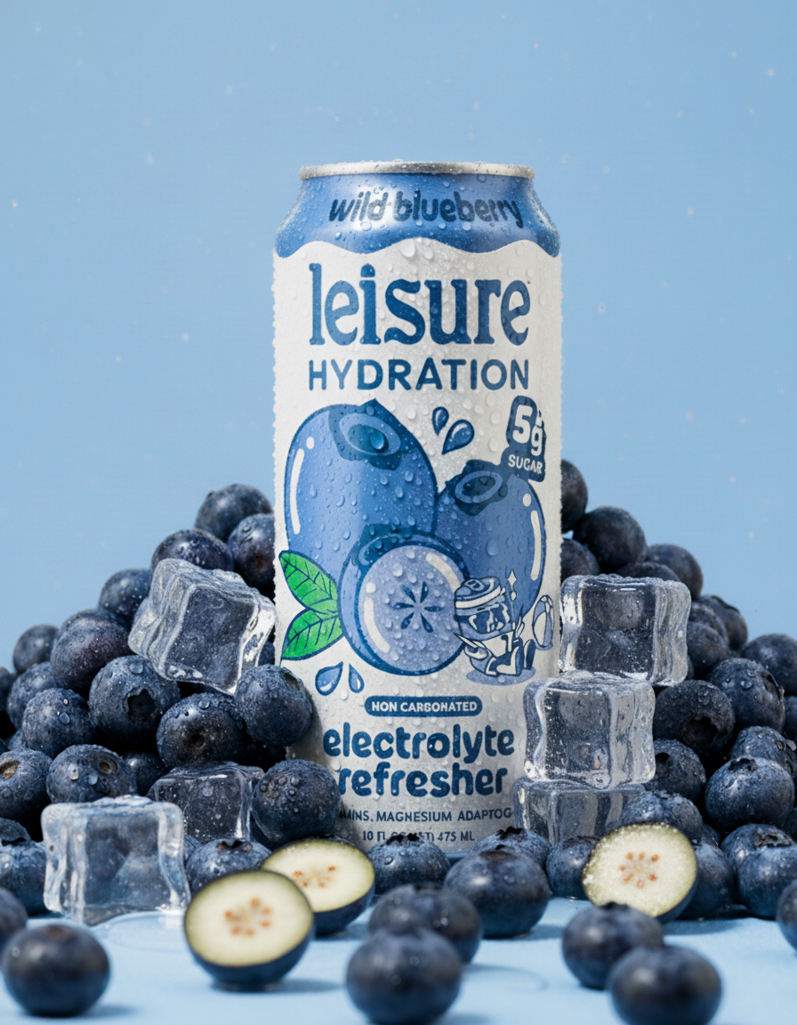 Leisure Hydration Electrolyte Wild Blueberry