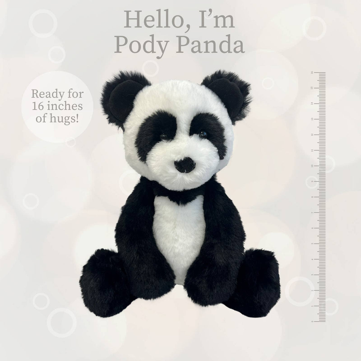 World's Softest Lushee 16 inch Pody Panda Plush Toy for Kids