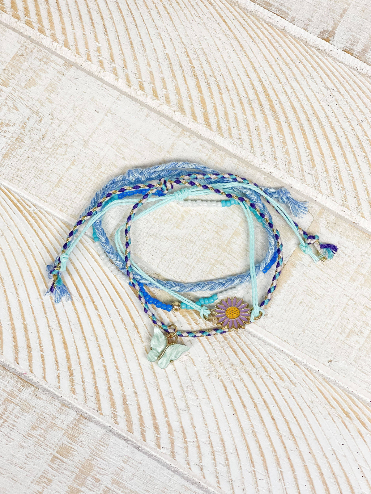 Woven Friendship Bracelet Stacks