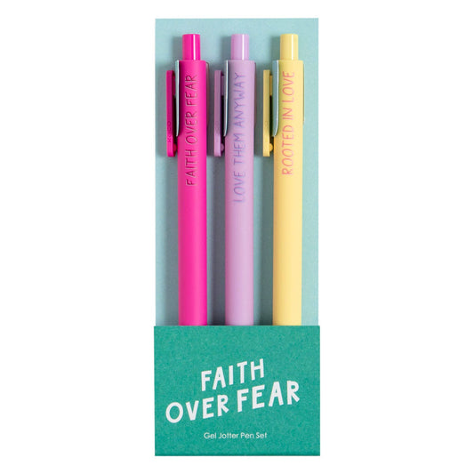 Faith Over Fear Pen Set