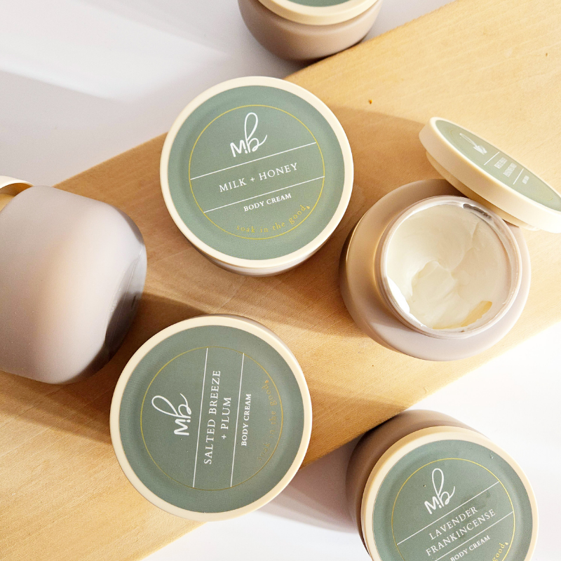 Unscented Goat Milk + Tallow Body Cream | Fragrance-Free