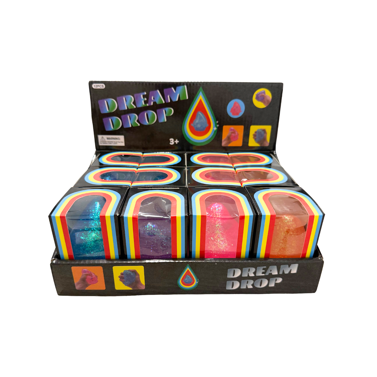 Glitter Squishy Drop Toy