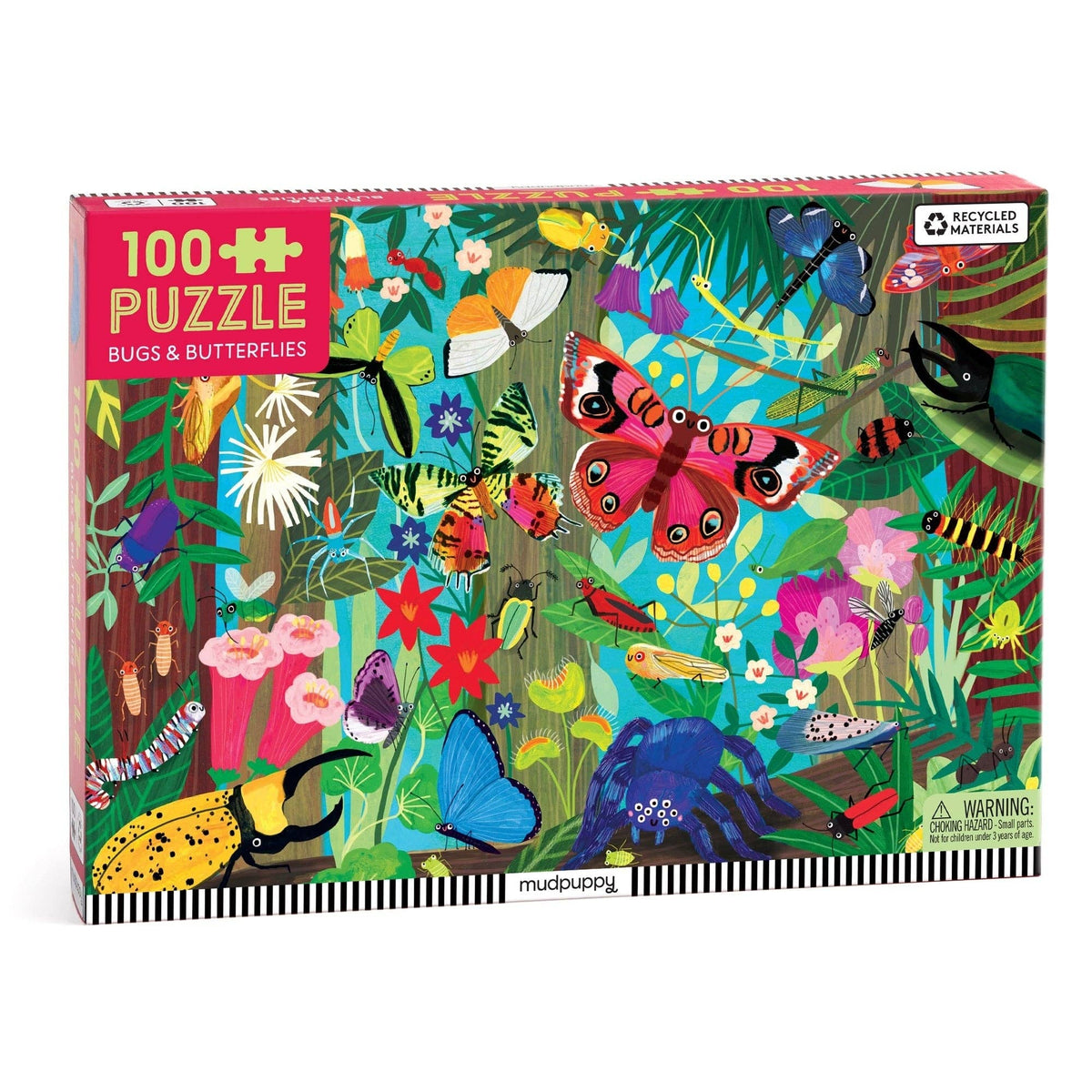 Bugs & Butterflies 100 Piece Puzzle