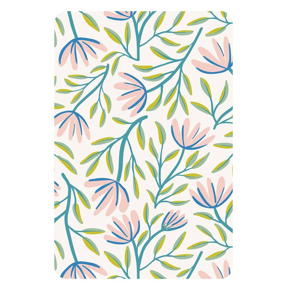 Springtime Blooms Assorted Note Card Set with Stickers