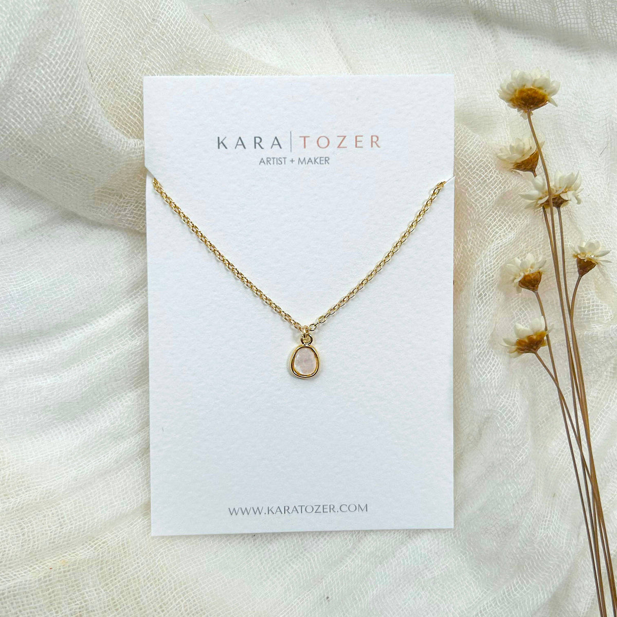 Mini Mother-of-Pearl Necklace